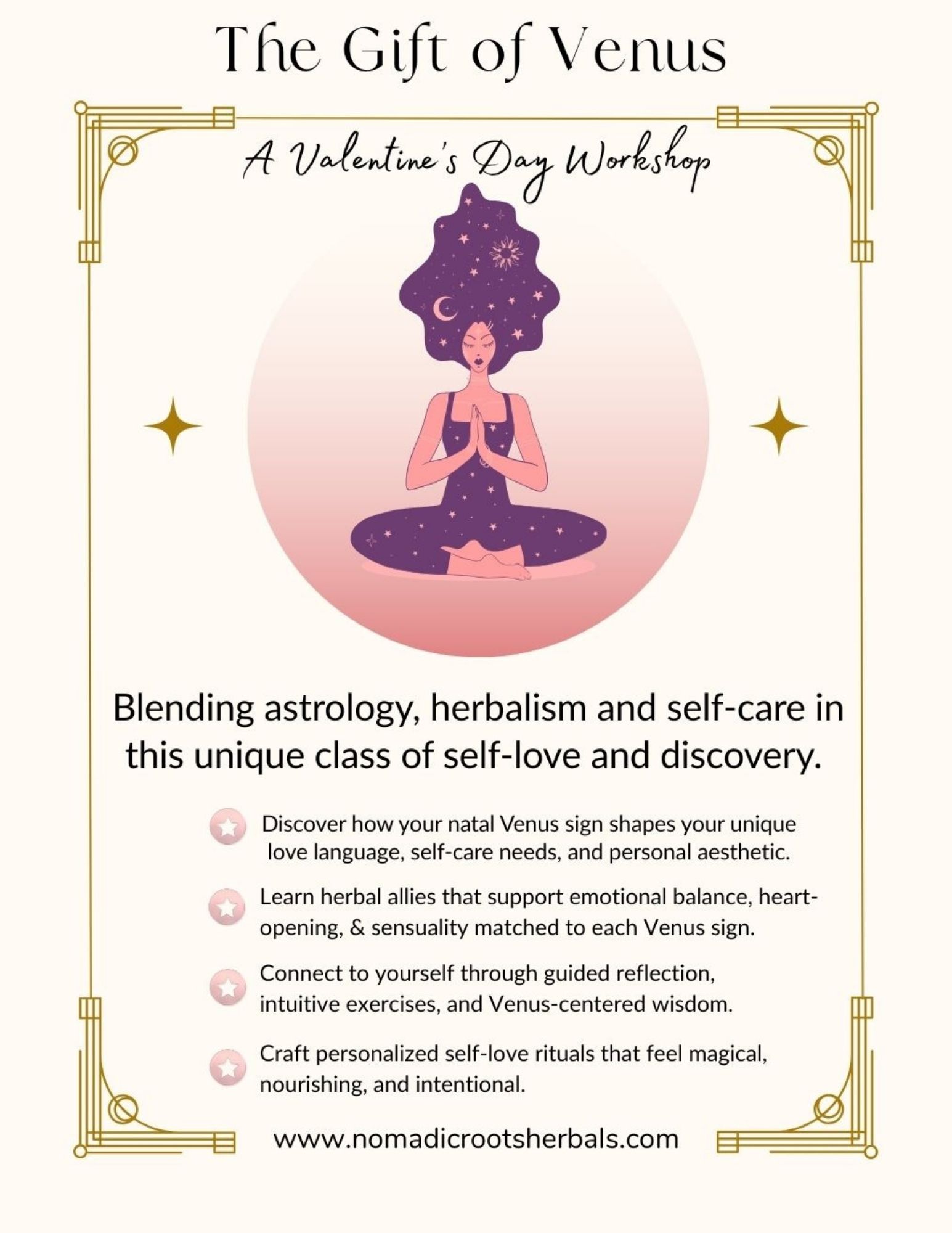 The Gift of Venus - Valentine's Day Workshop